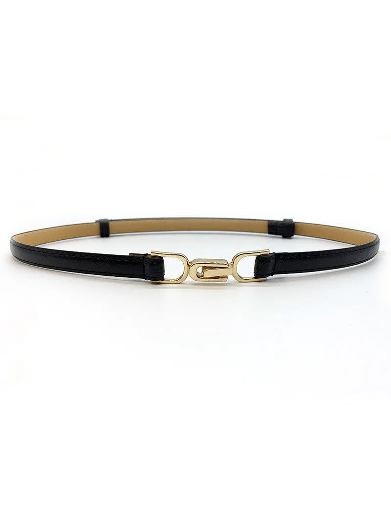 Close Your Eyes Leather Belt
