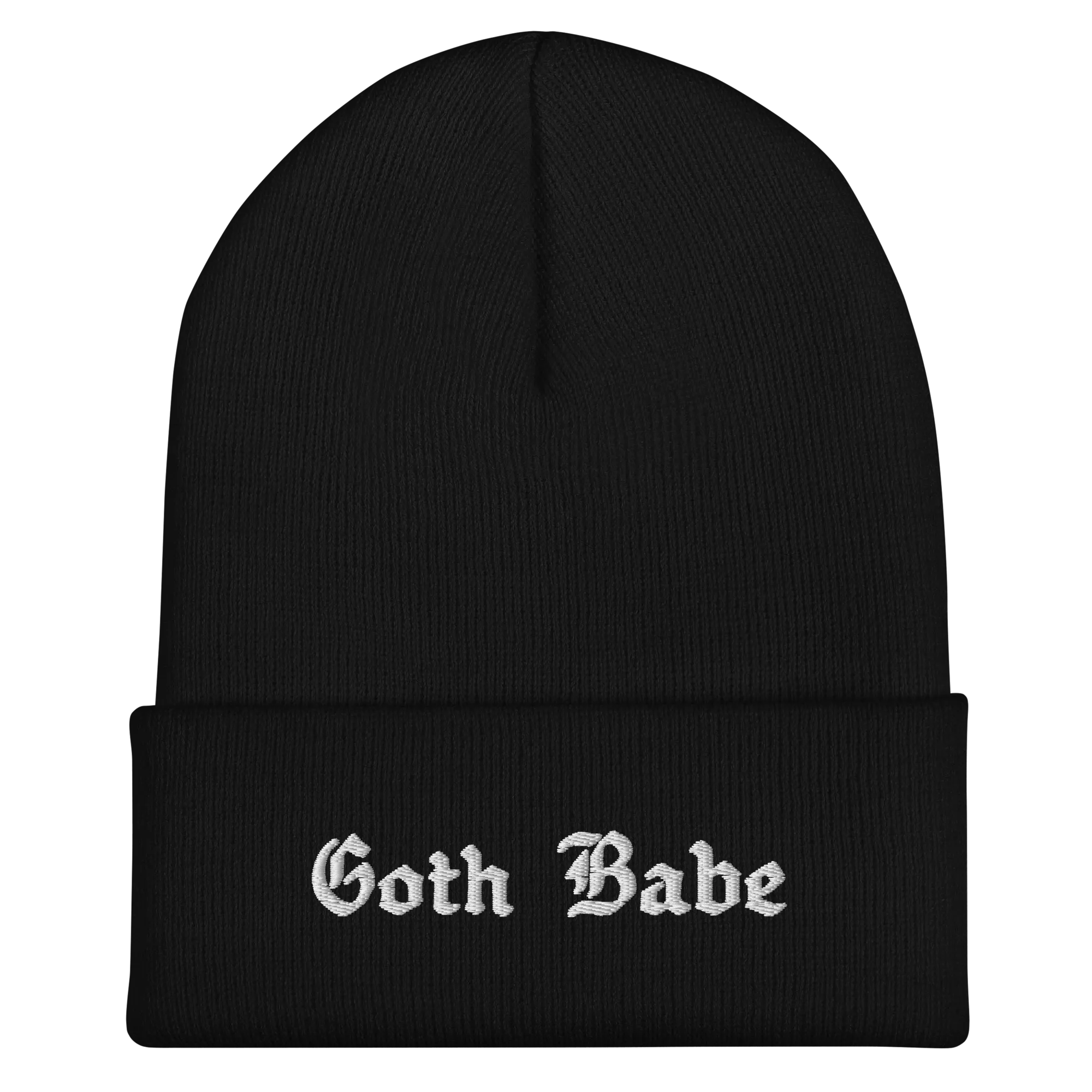 Goth Babe Cuffed Beanie