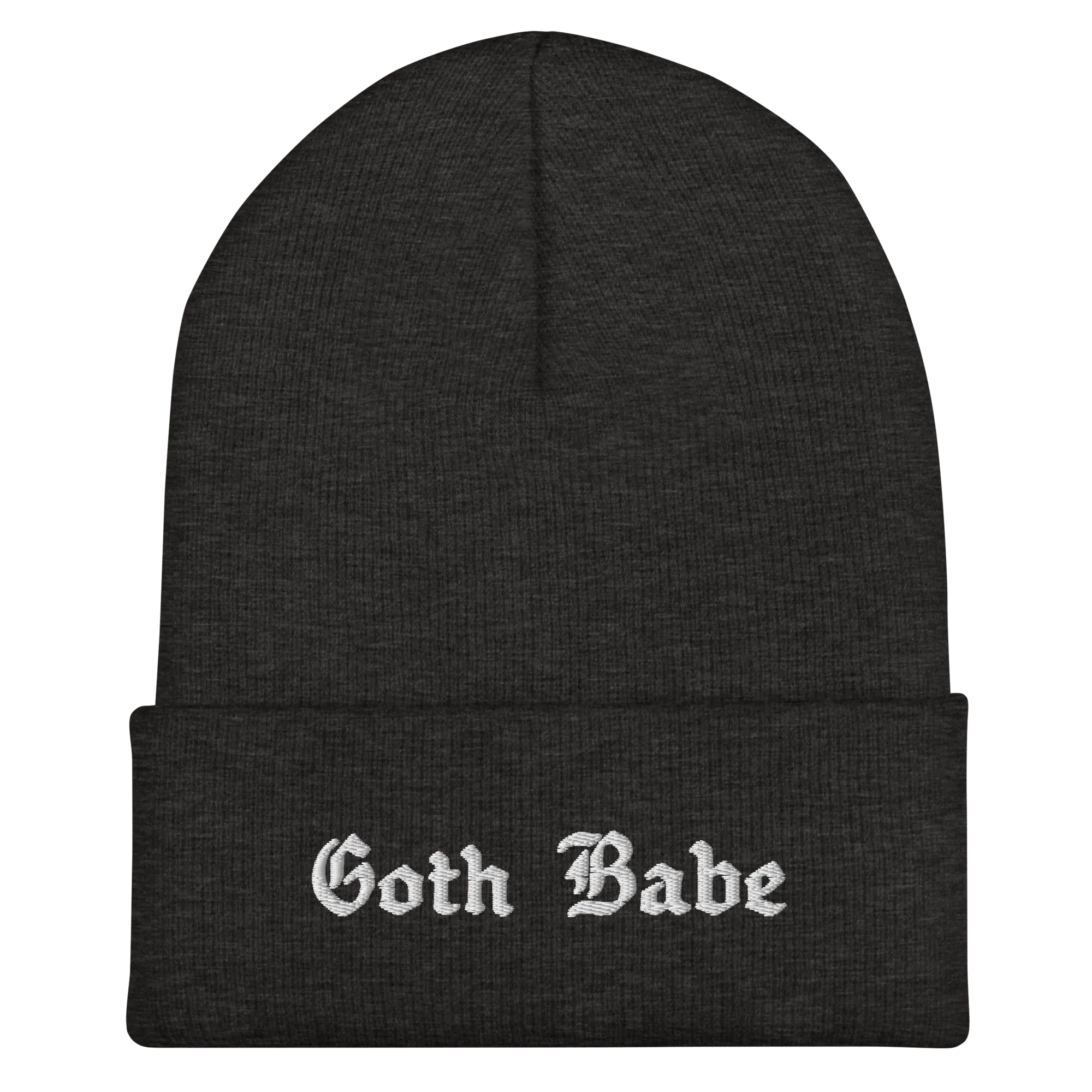 Goth Babe Cuffed Beanie