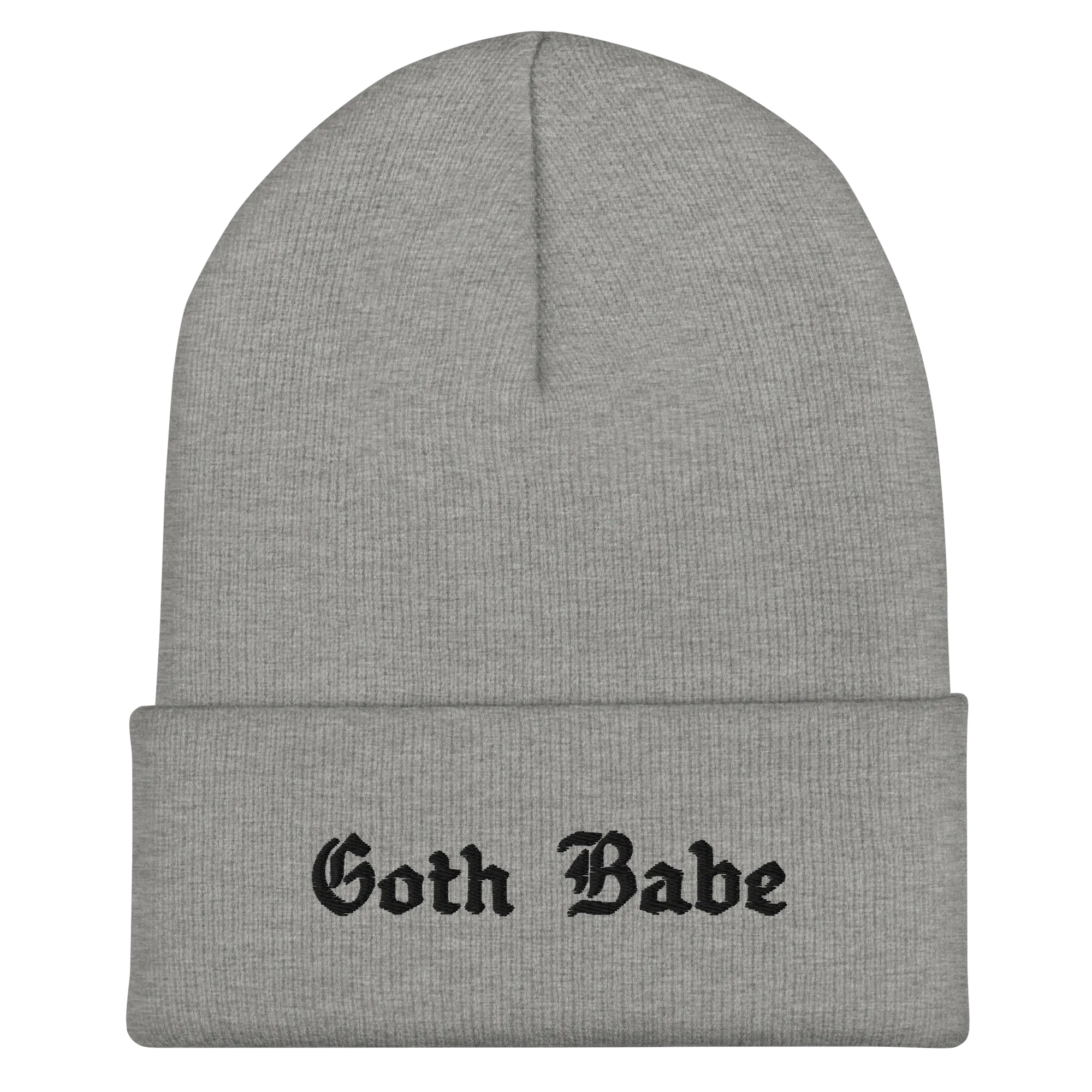 Goth Babe Cuffed Beanie