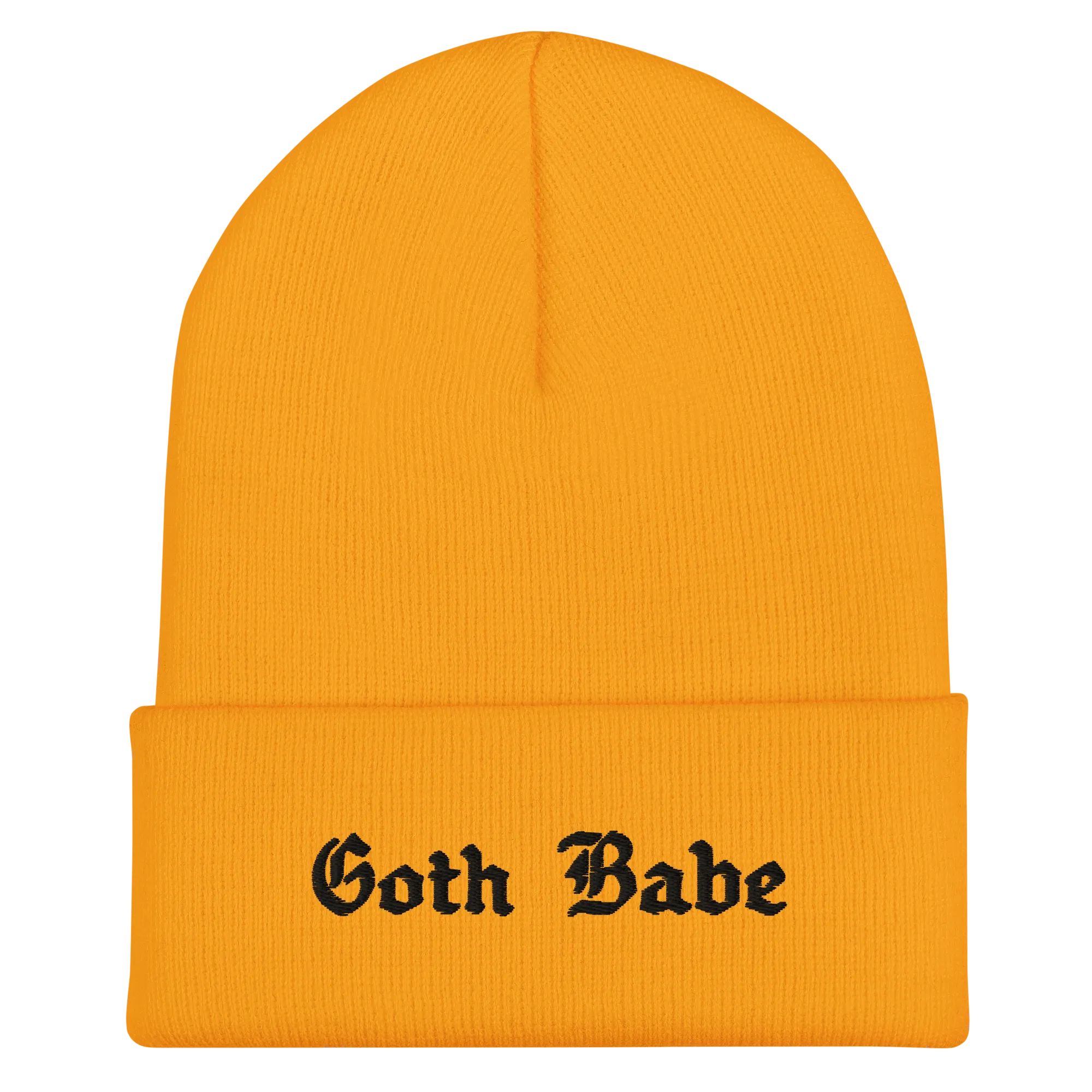Goth Babe Cuffed Beanie
