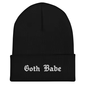 Goth Babe Cuffed Beanie
