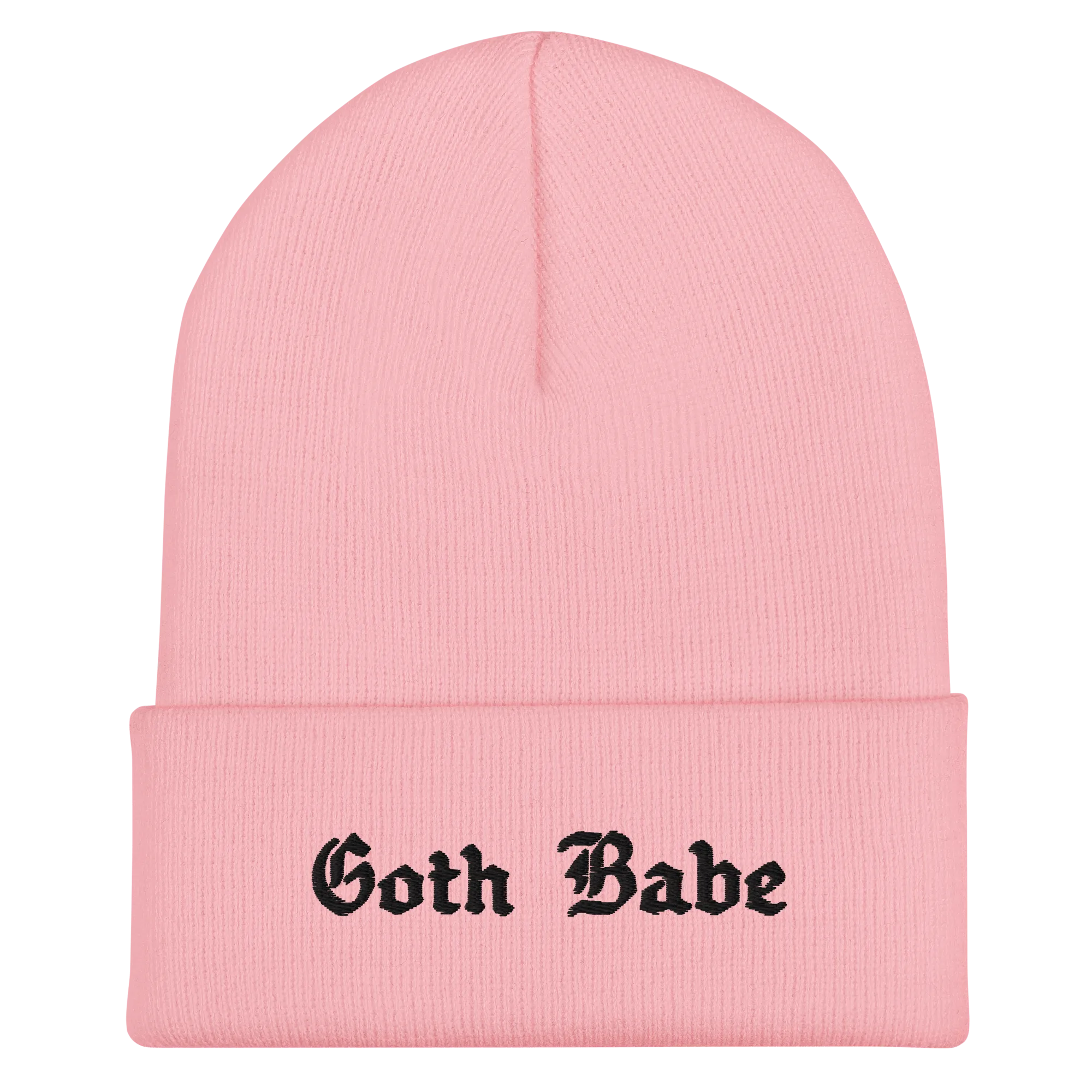 Goth Babe Cuffed Beanie