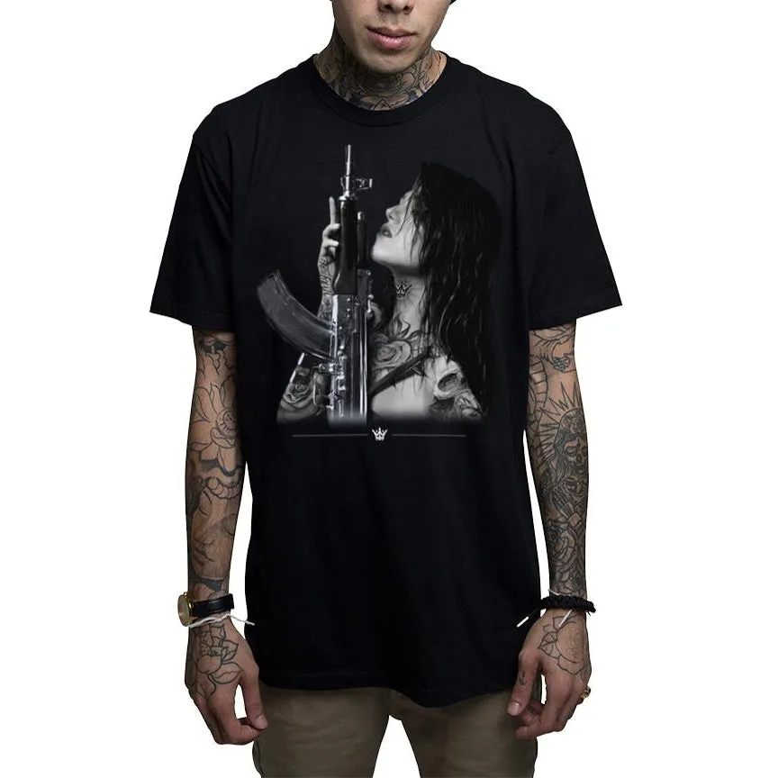 Gun Play Black Mens T-Shirt