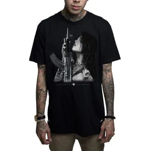 Gun Play Black Mens T-Shirt