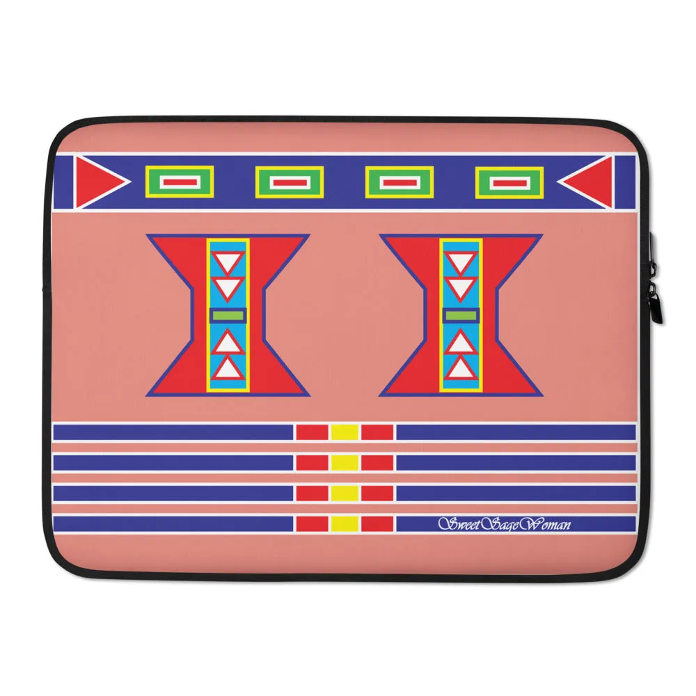 Live Crow Pink Laptop Sleeve