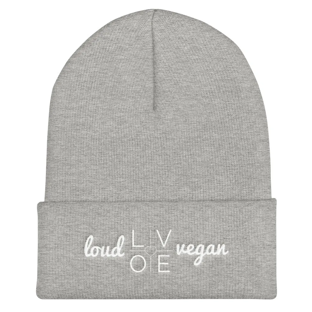 Loud Love Vegan Unisex Cuffed Beanie