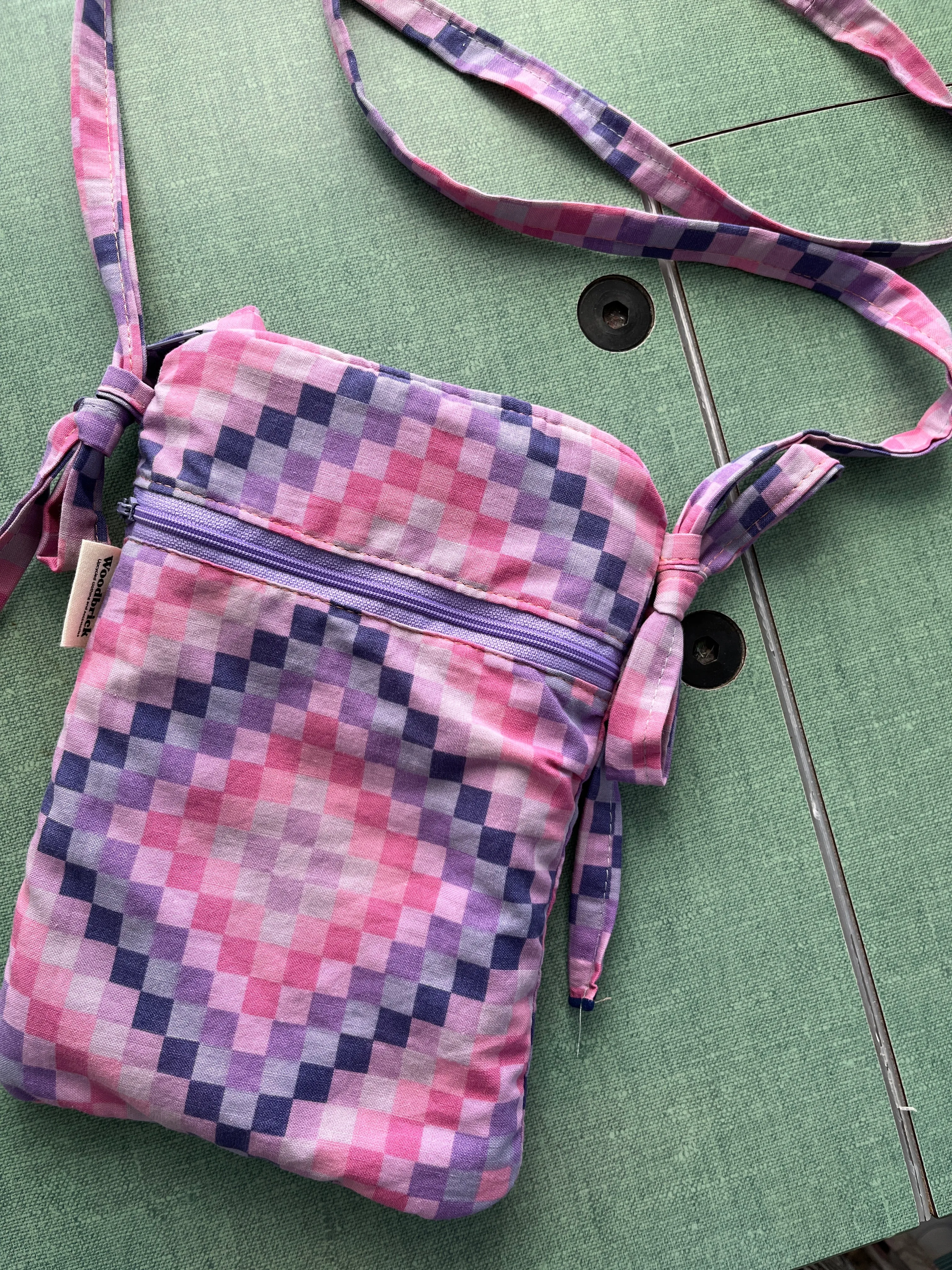 “Modern geometry” Loop Crossbody bag