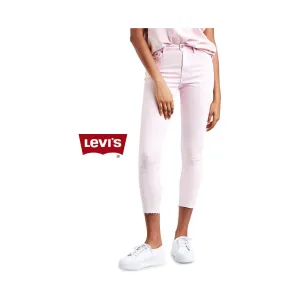 NWT - Levis 'Wedgie Fit' Pastel Pink High Rise Tapered Jeans -Size 28