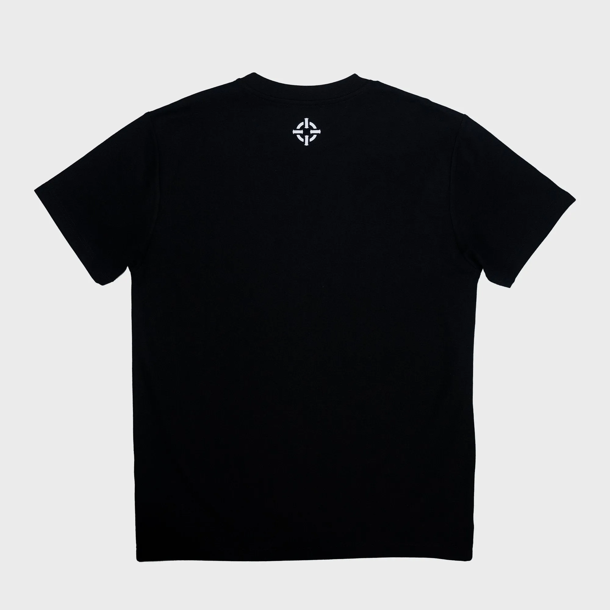 PROPER CURVED FITTED TEE BLACK