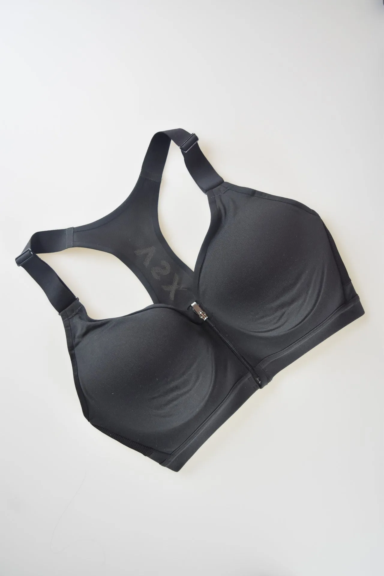 Victoria's Secret Knockout Front-Close VSX Sport Bra Negro Cierre 34DD