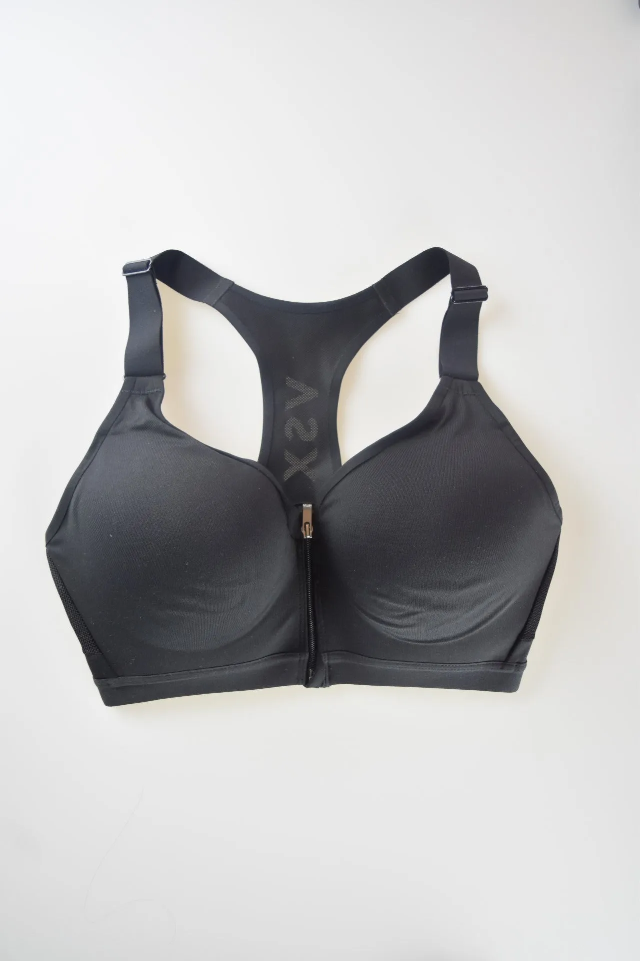 Victoria's Secret Knockout Front-Close VSX Sport Bra Negro Cierre 34DD